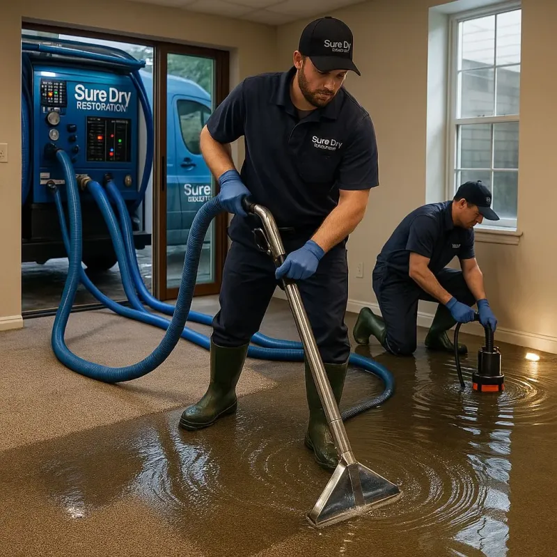 Water Extraction and Removal process in Waynesboro, TN